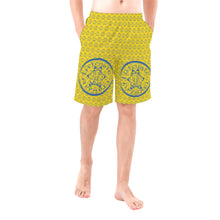 Load image into Gallery viewer, IAtomic Apparels Canary Blue All Occasions Mens Shorts