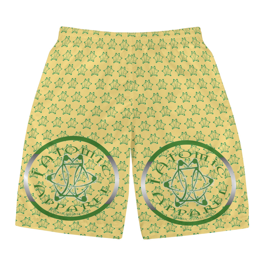 IAtomic Apparels Canary Green All Occasions Mens Shorts