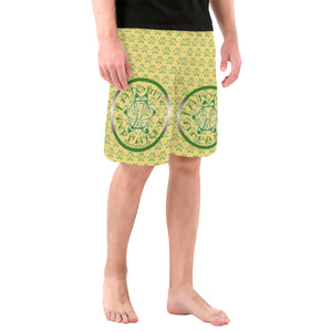 IAtomic Apparels Canary Green All Occasions Mens Shorts