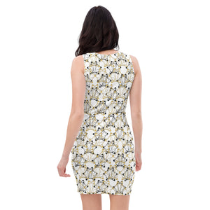 IAtomic Apparel's Gold Standard White Collection Body Dress