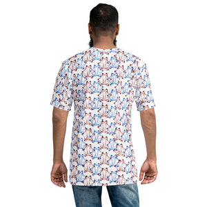 IAtomic Apparel's  Blue Cherry Crew Neck Men's t-shirt