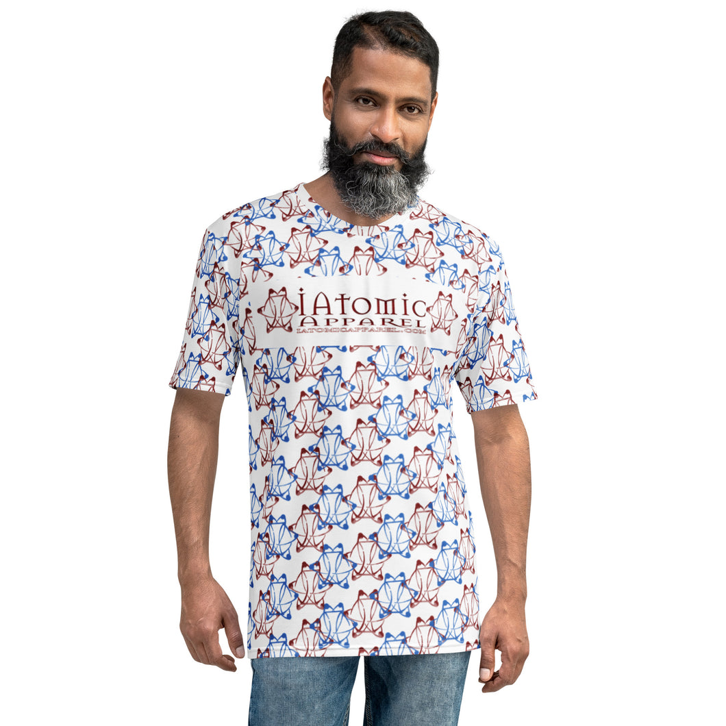 IAtomic Apparel's  Blue Cherry Crew Neck Men's t-shirt