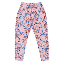 Load image into Gallery viewer, IAtomic Apparel&#39;s Pink Blue Cherry Unisex Luxury  Joggers