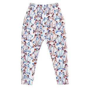 IAtomic Apparel's Blue Cherry Unisex Luxury Joggers