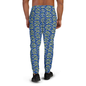 IAtomic Apparel's Blue Canary Tri-Color Luxury Unisex Joggers