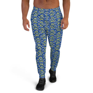 IAtomic Apparel's Blue Canary Tri-Color Luxury Unisex Joggers