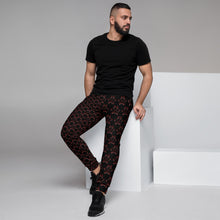 Load image into Gallery viewer, IAtomic Apparel&#39;s Black and Cherry Unisex Luxury Joggers