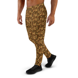 IAtomic Apparel's Brown Goldor Men's Luxury Joggers