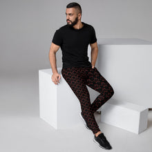 Load image into Gallery viewer, IAtomic Apparel&#39;s Black and Cherry Unisex Luxury Joggers