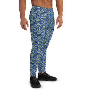 IAtomic Apparel's Blue Canary Tri-Color Luxury Unisex Joggers