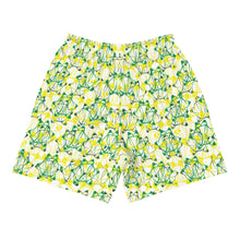 Load image into Gallery viewer, IAtomic Apparel&#39;s Canary Green Men&#39;s Recycled Athletic Shorts