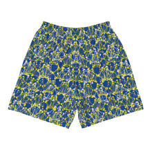 Load image into Gallery viewer, IAtomic Apparel&#39;s Blue Canary Men&#39;s Recycled Athletic Shorts