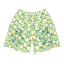 Load image into Gallery viewer, IAtomic Apparel&#39;s Canary Green Men&#39;s Recycled Athletic Shorts