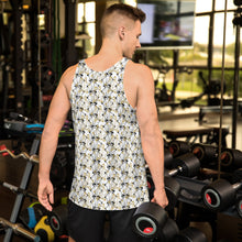 Load image into Gallery viewer, IAtomic Apparel&#39;s White Gold Standard Unisex Tank Top