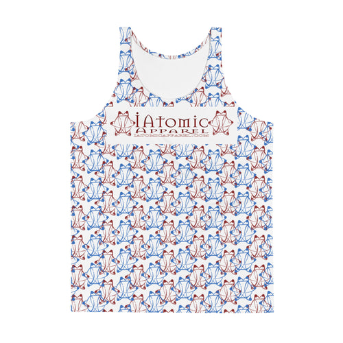 IAtomic Apparel's Blue Cherry Unisex Tank Top