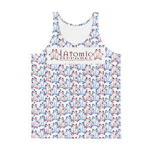 IAtomic Apparel's Blue Cherry Unisex Tank Top