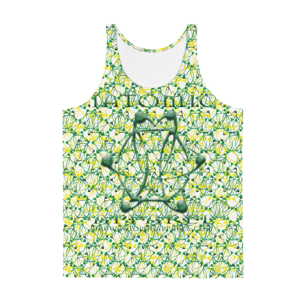 IAtomic Apparel's Green Canary Unisex Tank Top