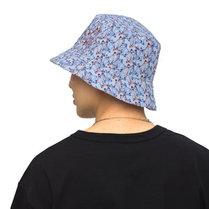 IAtomic Apparel's Blue Cherry Reversible bucket hat