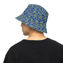 Load image into Gallery viewer, IAtomic Apparel&#39;s Blue Canary Reversible bucket hat