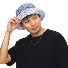 Load image into Gallery viewer, IAtomic Apparel&#39;s Blue Cherry Reversible bucket hat