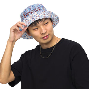 IAtomic Apparel's Blue Cherry Reversible bucket hat