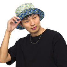 Load image into Gallery viewer, IAtomic Apparel&#39;s Blue Canary Reversible bucket hat