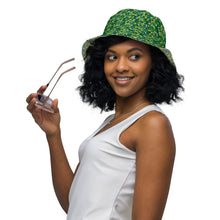 Load image into Gallery viewer, IAtomic Apparel&#39;s Green Canary Reversible bucket hat