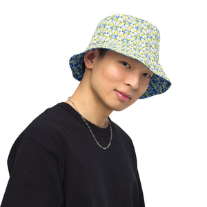 IAtomic Apparel's Blue Canary Reversible bucket hat