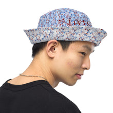 Load image into Gallery viewer, IAtomic Apparel&#39;s Blue Cherry Reversible bucket hat