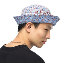 Load image into Gallery viewer, IAtomic Apparel&#39;s Blue Cherry Reversible bucket hat