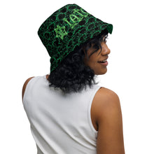 Load image into Gallery viewer, IAtomic Apparel&#39;s Mean Green Reversible bucket hat