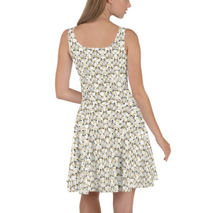 IAtomic Apparel's White Gold Standard Collection Sleeveless Flare Dress