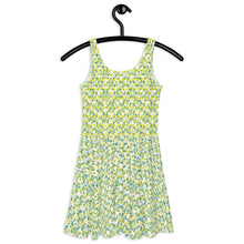 Load image into Gallery viewer, IAtomic Apparel&#39;s Canary Green Flare Dress