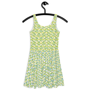 IAtomic Apparel's Canary Green Flare Dress