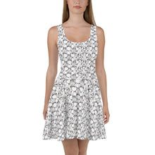 Load image into Gallery viewer, IAtomic Apparel&#39;s White Platinum Status Collection Sleeveless Flare Dress