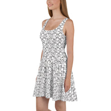 Load image into Gallery viewer, IAtomic Apparel&#39;s White Platinum Status Collection Sleeveless Flare Dress