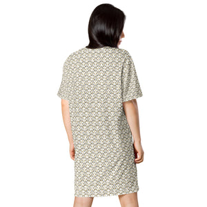 IAtomic Apparel's White Gold Standard Collection T-shirt dress