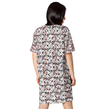 Load image into Gallery viewer, IAtomic Apparel&#39;s Whisper Gray T-shirt dress