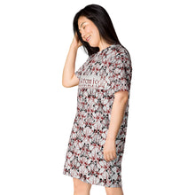 Load image into Gallery viewer, IAtomic Apparel&#39;s Whisper Gray T-shirt dress