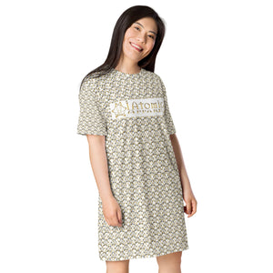 IAtomic Apparel's White Gold Standard Collection T-shirt dress