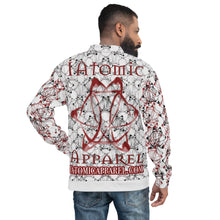 Load image into Gallery viewer, IAtomic Apparel&#39;s Whisper Gray Unisex Bomber Jacket