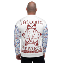 Load image into Gallery viewer, IAtomic Apparel&#39;s Blue Cherry Unisex Bomber Jacket