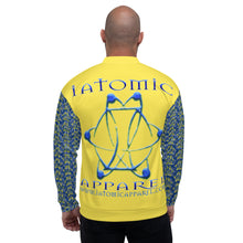 Load image into Gallery viewer, IAtomic Bomber&#39;s Blue Canary Tri-Color Unisex Jacket