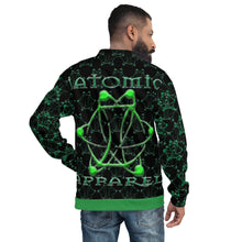 Load image into Gallery viewer, IAtomic Apparel&#39;s Mean Green Unisex Bomber Jacket