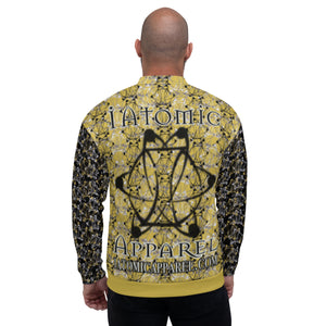 IAtomic Apparel's Gold Standard Tri-Color Unisex Bomber Jacket