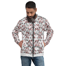 Load image into Gallery viewer, IAtomic Apparel&#39;s Whisper Gray Unisex Bomber Jacket