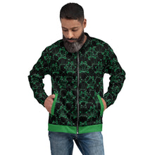 Load image into Gallery viewer, IAtomic Apparel&#39;s Mean Green Unisex Bomber Jacket