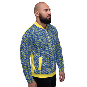 IAtomic Bomber's Blue Canary Tri-Color Unisex Jacket