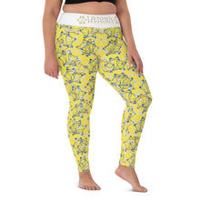 Load image into Gallery viewer, IAtomic Apparel&#39;s Canary Blue Yoga Leggings