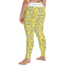 Load image into Gallery viewer, IAtomic Apparel&#39;s Canary Blue Yoga Leggings